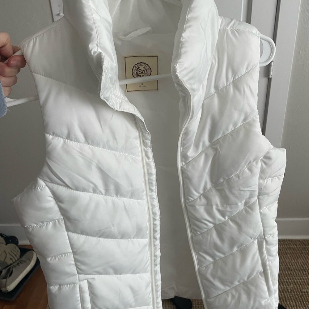 Puffer winter vest.